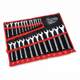 Complete set combinatie sleutels - 25-delige steek-/ringsleutelset (TECTOOL)