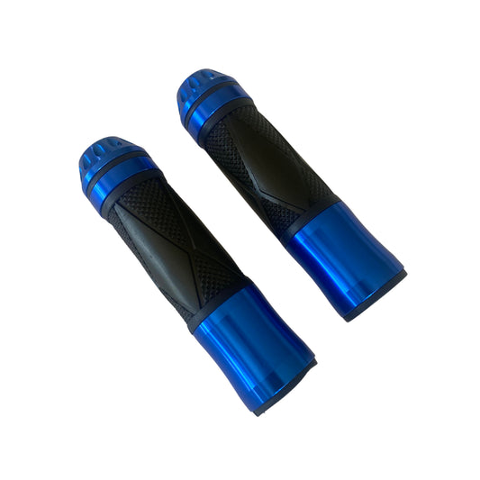 CNC blue handles with bar-end                                             ㅤㅤ