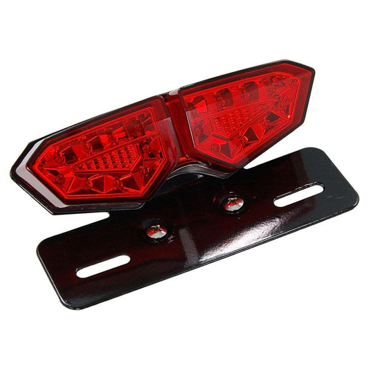 Rear light Diamond LED model red with built-in turn signals