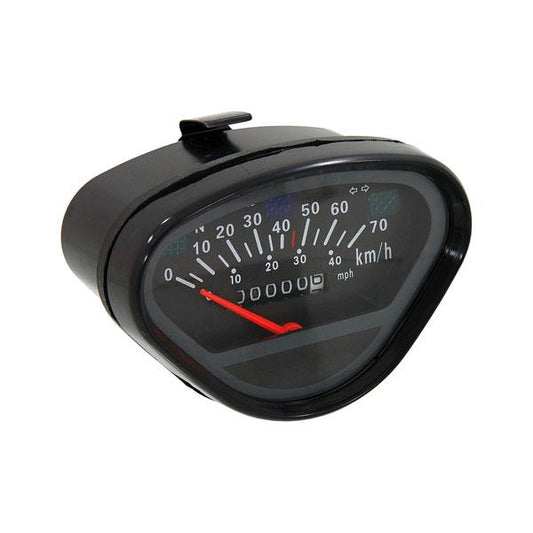 Speedometer for Dax 70km/h black for Chinese wiring harness