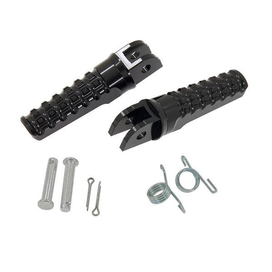 Footrests suitable for Dax and Monkey black-colored