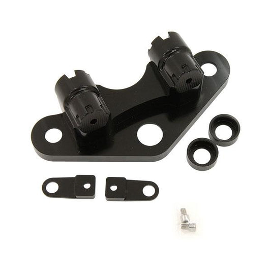 CNC milled black handlebar clamp for 12V Dax with Dax 6 Volt Look