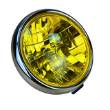 Multireflector Headlamp diamond yellow and chrome for Dax 