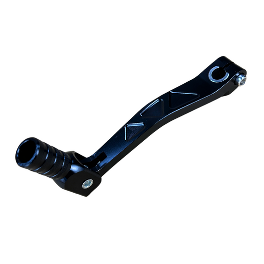 CNC shift pedal with triangle pattern black for 50cc - 160cc 