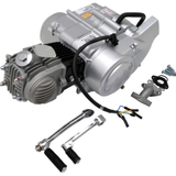 72cc Engine block silver - Manual - 4 Gears kick start. Dax,. 70cc 