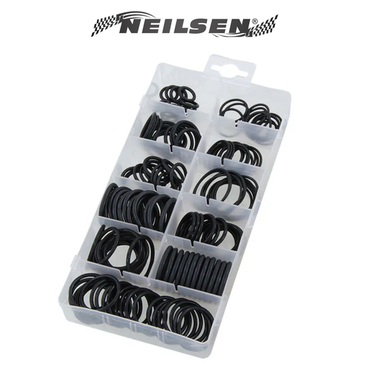 Neilsen assortiment de joints toriques 144 pièces – joints en caoutchouc 