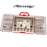 Neilsen - ensemble d'accessoires de 418 pièces pour outil rotatif mini 