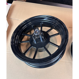 Rim set small damage - black tubeless 12 inch 2.75 – 3.50 suitable for Dax 