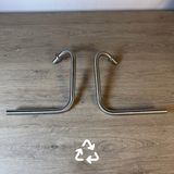Dax clip-on handlebars, silver, like-new condition, without packaging, OT type