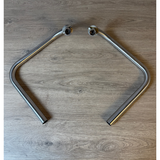 Dax clip-on handlebars, silver, like-new condition, without packaging, OT type