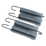 Ensemble de 4 ressorts d'échappement pour Dax, PBR et autres mini cyclomoteurs 4 temps. Longueur 80mm 