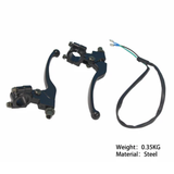 Brake and clutch lever set L/R black for 22mm handlebars 
