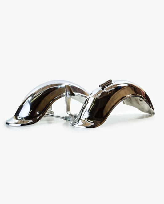 German fenders german look chrome / silver Dax and Chaly 