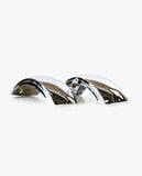 Ensemble de garde-boue chrome type Dax 12v 
