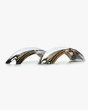 Ensemble de garde-boue chrome type Dax 12v 