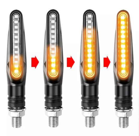 LED Indicators / Turn Signals with scrolling effect 2 pieces CE approved 