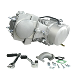 Madmunk 140cc engine block silver / gray - Manual - Kickstart 