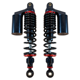 Amortisseurs / ressorts arrière 330mm noir & rouge - réglable 