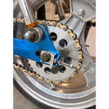 Chain tensioners silver suitable for dax two pieces 