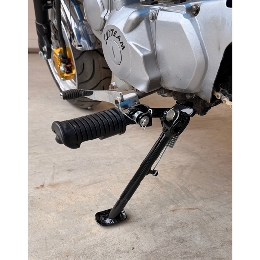 Untergestell mit Fußstützen und Seitenständer für Dax, Monkey und andere 