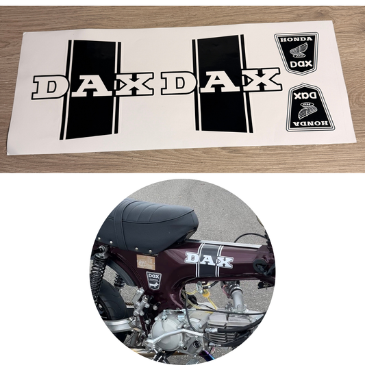 Frame sticker set Dax - suitable for Honda and replica Dax 