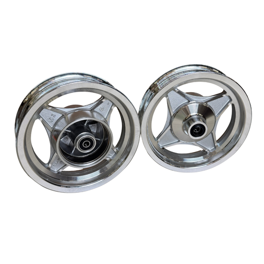Paar aluminium tubeless velgen met naven voor Honda 6V tandwiel met trommelrem