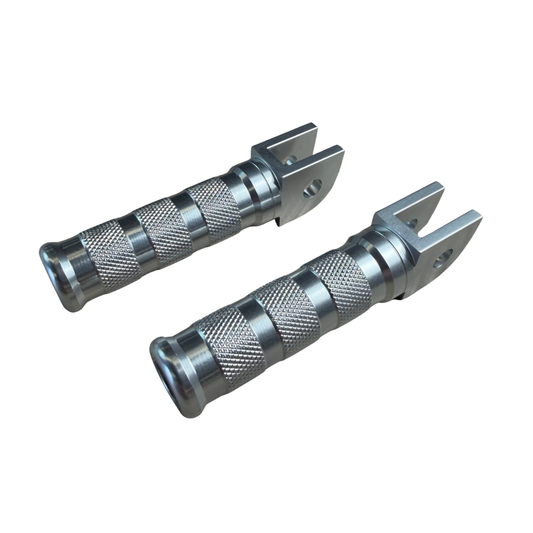 CNC footpegs - 21mm silver for Dax and Monkey models 
