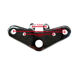 Lenkerplatte / Lenkerhalter Chrom für Dax-Vorderradgabeln 