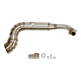 Échappement Dax, Monkey GP Custom Side pipe en acier inoxydable 