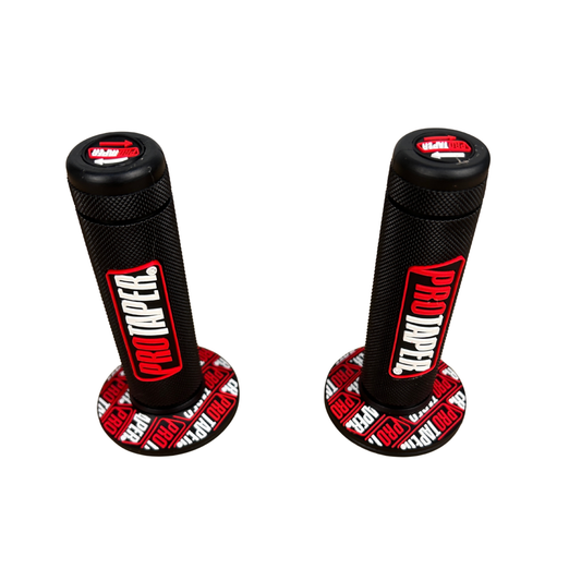 Protaper grips two pieces red - for 22mm handlebars 