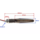Clignotants LED / Feux de direction avec effet de défilement 2 pièces certifiées CE 