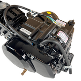 Bloc moteur Madmunk 125cc noir - Manuel - 4 vitesses kickstart. 