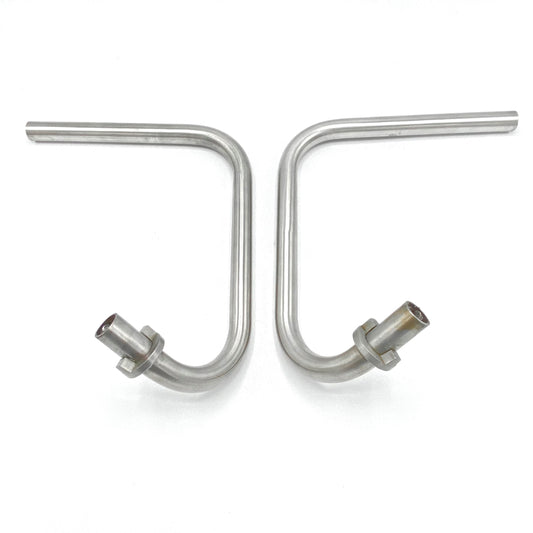 Lowrider OT handlebar for Dax and Monkey Chrome / silver-colored 