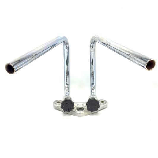 Original type handlebar set - Silver / Chrome for Honda, Skyteam, Zhenua,... Dax 