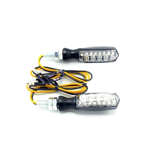 Indicator lights / Blinkers LED rectangular 2 pieces CE approved 