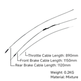 Kabelsatz grau K1-K3 – Honda Dax CT50 / CT70 / ST50 / ST70