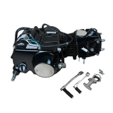 Moteur complet 72 cm³ noir - Boîte manuelle - 4 vitesses, démarrage au kick. Dax, 70 cm³