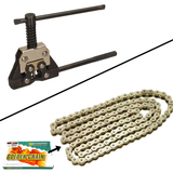 Chain + chain shortener set - W-Standard Copperplate Chain (128 links) + Chain sponge 