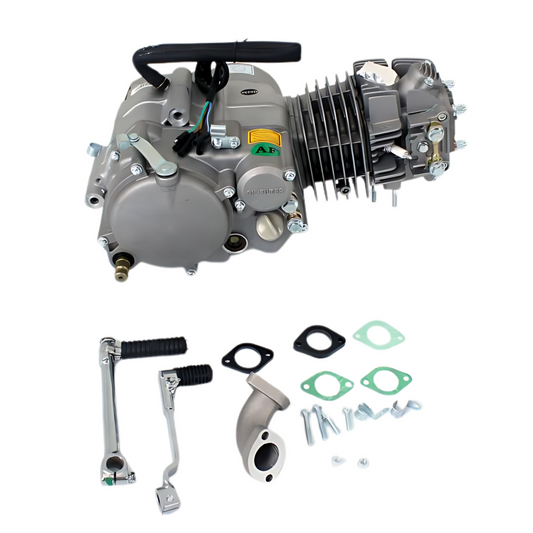 Bloc moteur complet YX 150cc look CRF 4 vitesses. 