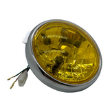 Multireflector Headlamp diamond yellow and chrome for Dax 