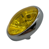 Multireflector Headlamp diamond yellow and chrome for Dax 