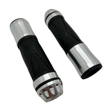 CNC silver handles with bar-end 