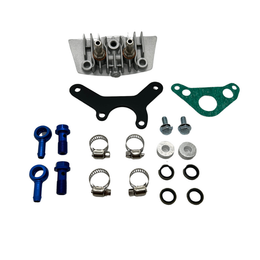 Universal oil cooler set 4 layers for Dax, Monkey, PBR.. 