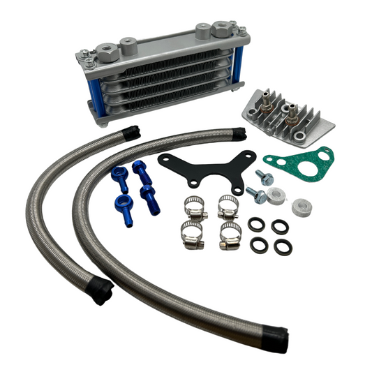 Universal oil cooler set 4 layers for Dax, Monkey, PBR.. 