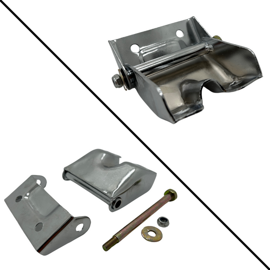 Saddle hinge / saddle holder for Dax chrome 
