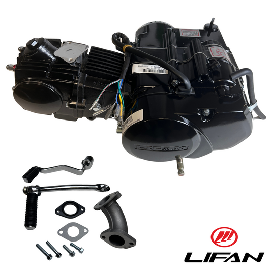 Lifan 90cc Engine block black - Manual - 4 Gears kick start. Dax,. (86cc) 