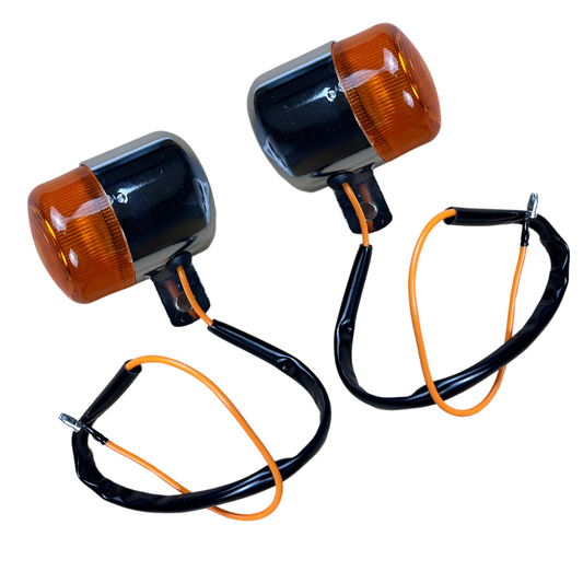 Indicators / Blinkers Dax orange lens 12V bulb (2 pieces) 