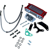 Ensemble complet de refroidisseur d'huile 4 couches rouge pour Dax, Monkey, PBR 