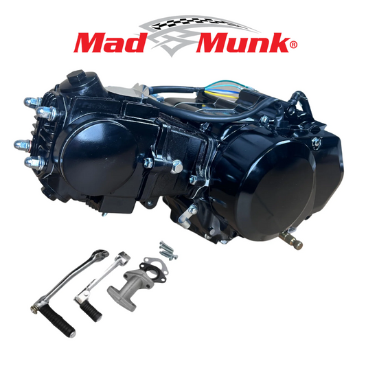 Madmunk 72cc Engine block black - Manual - 4 Gears kick start. Dax,. 70cc 