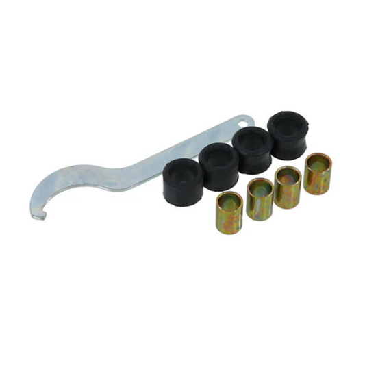 Shock absorbers / rear springs 330mm blue & chrome - adjustable 